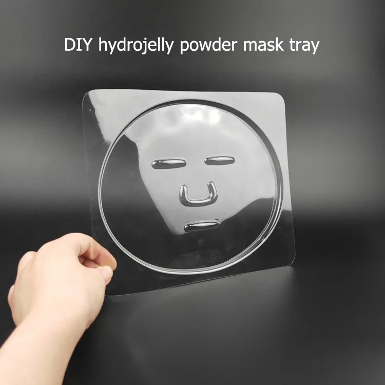 DIY Modeling Facial Mask Plate Clear Silicone Mould Tray SPA Rose Hydro Jelly Face Powder Masks