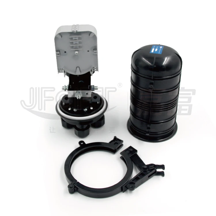 Dome Type FOSC Mechanical sealing with splice tray for FTTX 24 48 96 Cores Optical box closure IP68 Fiber Optic Splice Closure