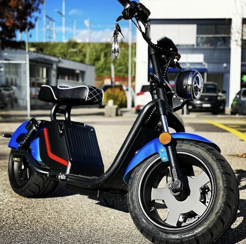 Emark Eec Coc Европейский склад модель Luqi HL3.0 Электрический скутер Citycoco