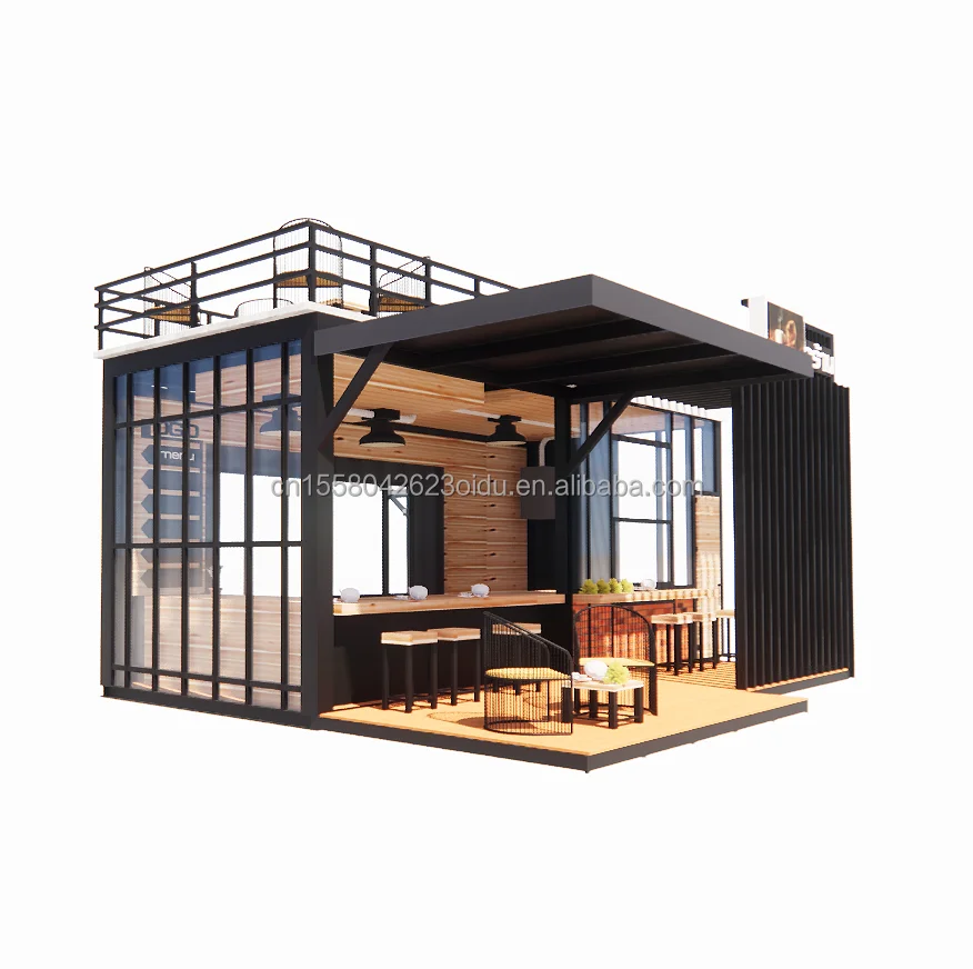 Cheap Price Prefabricated Shipping Mobile Coffee Shop Container Bar Shops Prefab Store