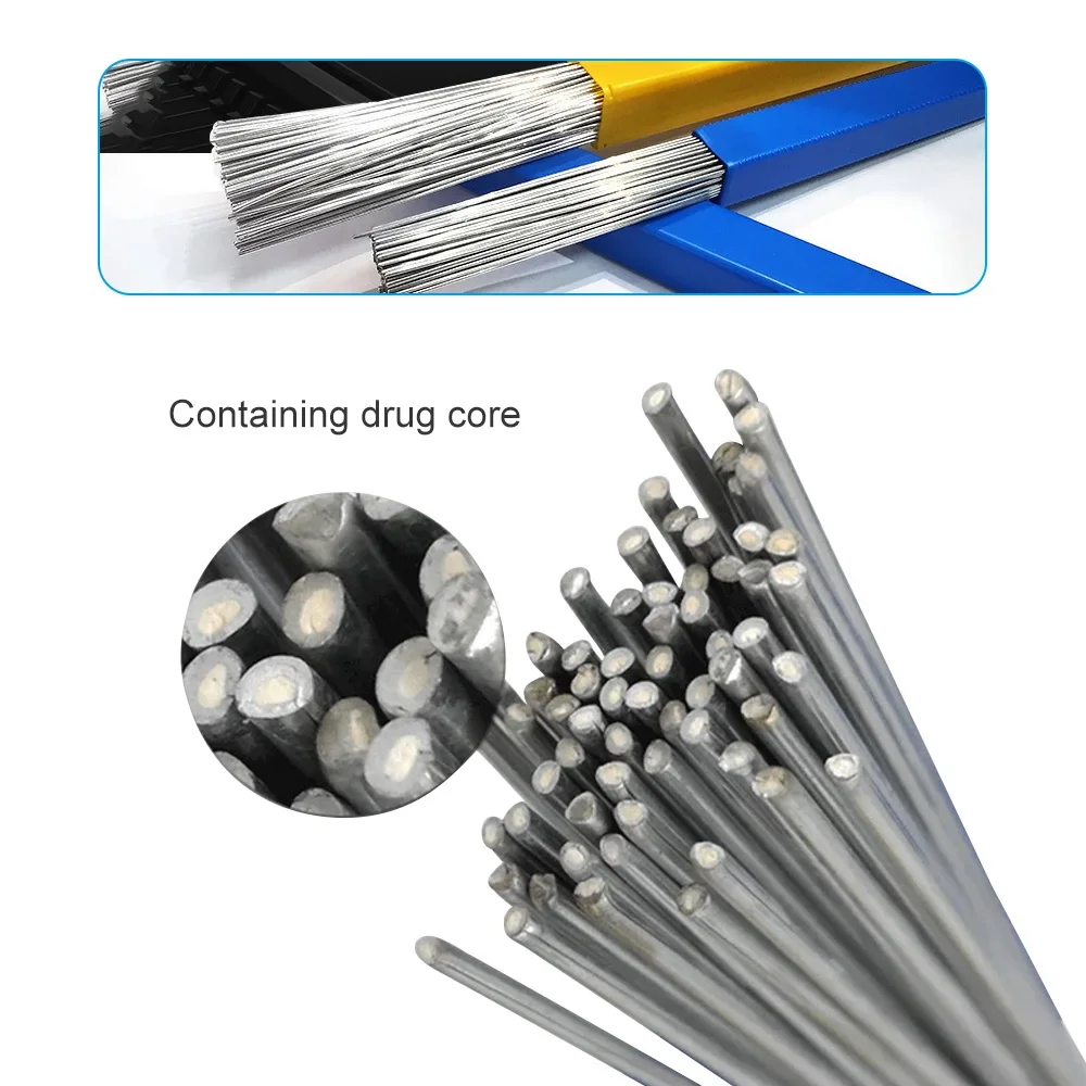 New Low Temperature Easy Melt Aluminum Welding Rods Solder Bars Cored Wire Rod Tin Flux For Soldering Aluminum