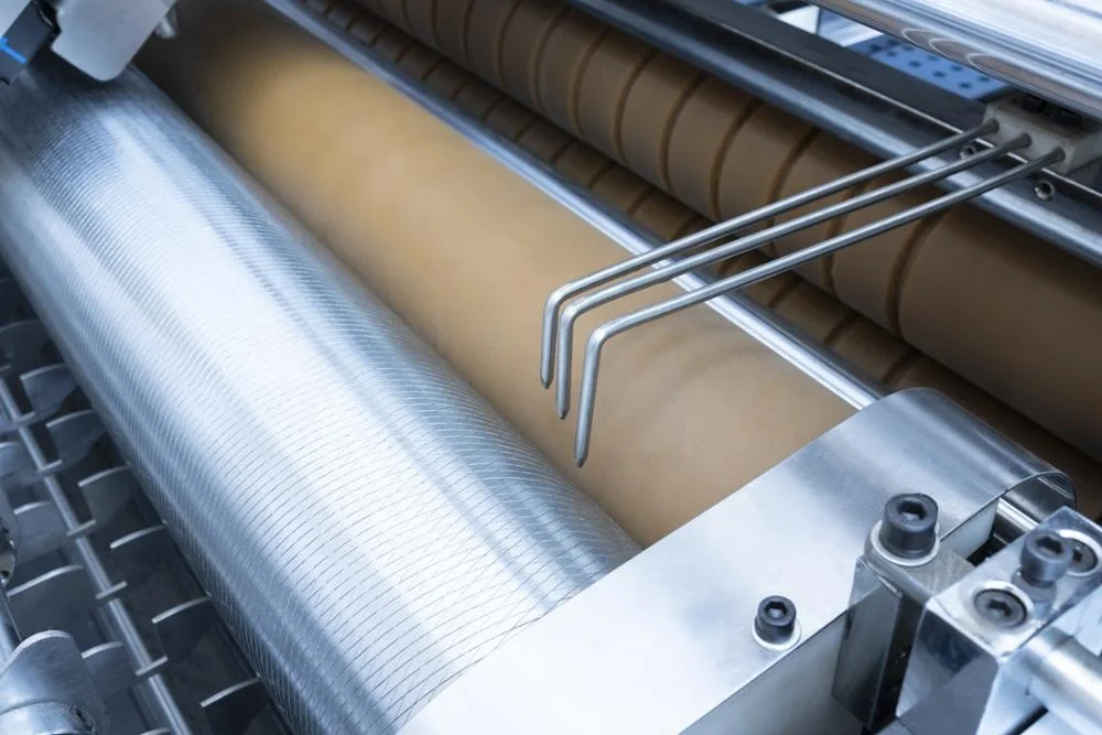 High speed paperboard corrugated paper laminating laminator with automatic flip flop stacker