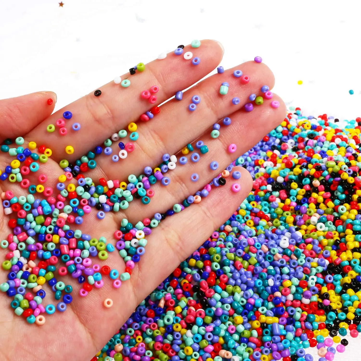 Diy Мини стеклянные бусины для детей DIY браслет искусство и изготовления ювелирных изделий подарок маленьких девочек Набор