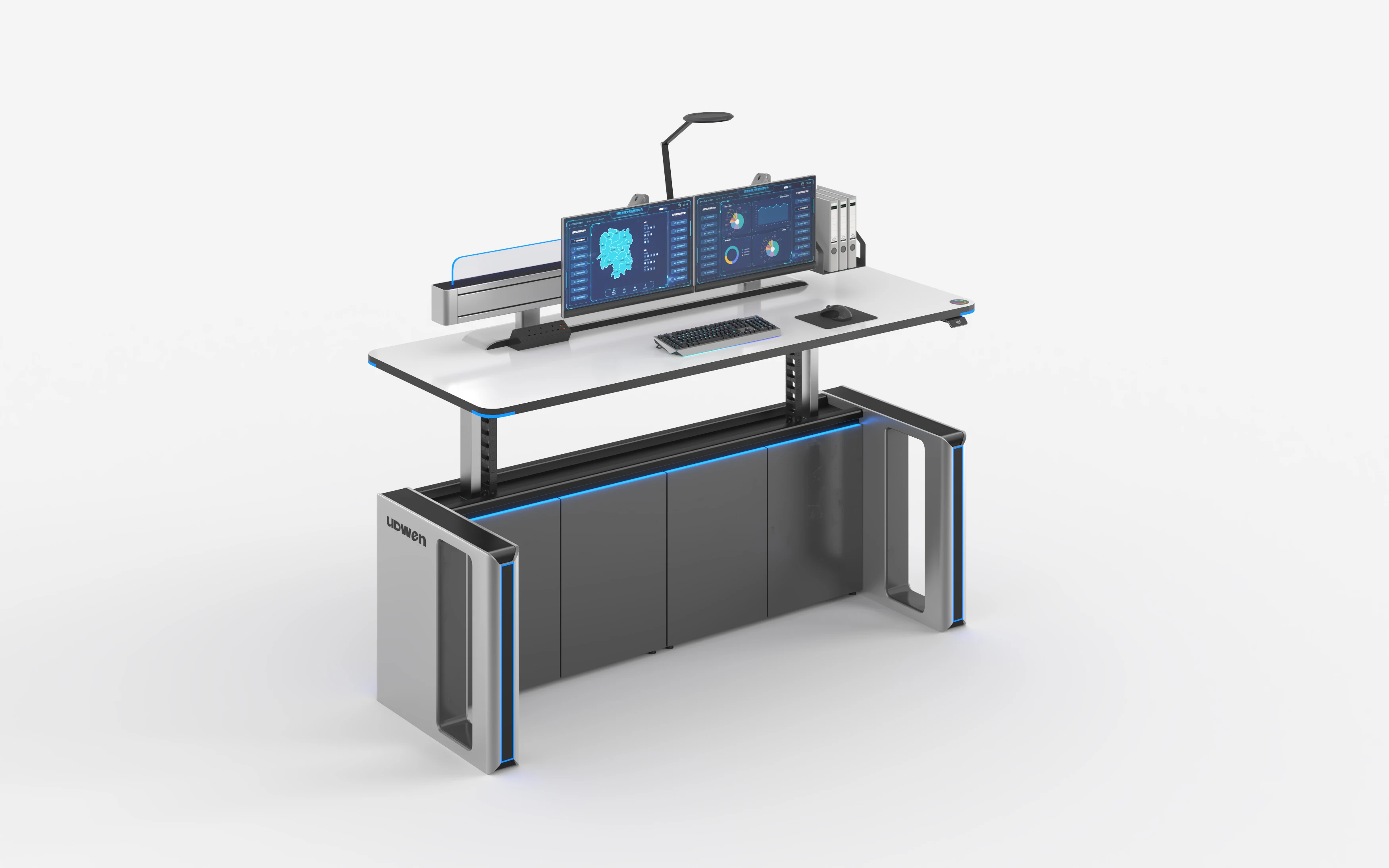 Sleek  Stylish control room lifting console tables  - Improve the Look  Feel of Your Space E002