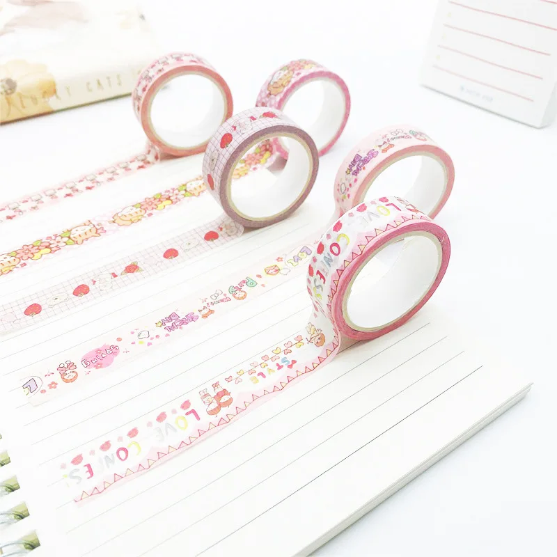Vograce Cheap Wholesale High Quality Custom Printing Multipurpose Colorful Frog Logo Washi Tape