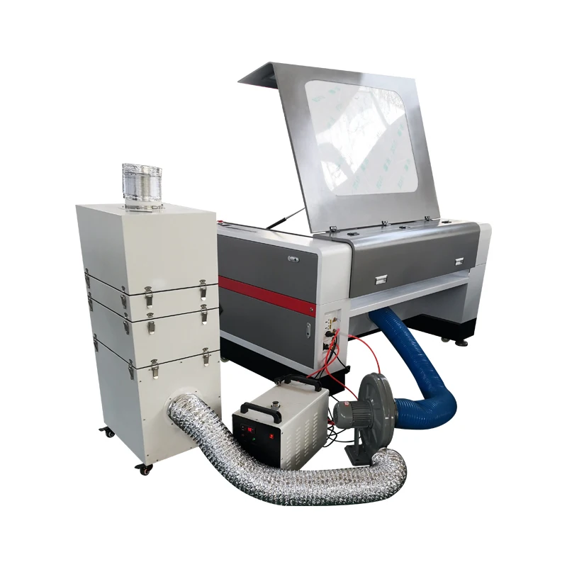 new design air filter for co2 laser engraving cutting machine