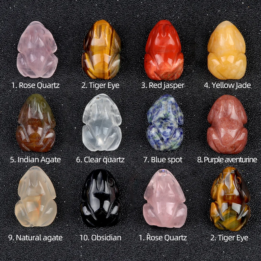 Дешевая цена, 1 шт., миниатюрные камни в виде лягушки, животных, резные целебные розовые кварцевые натуральные кристаллы, драгоценные камни, подарки для дома