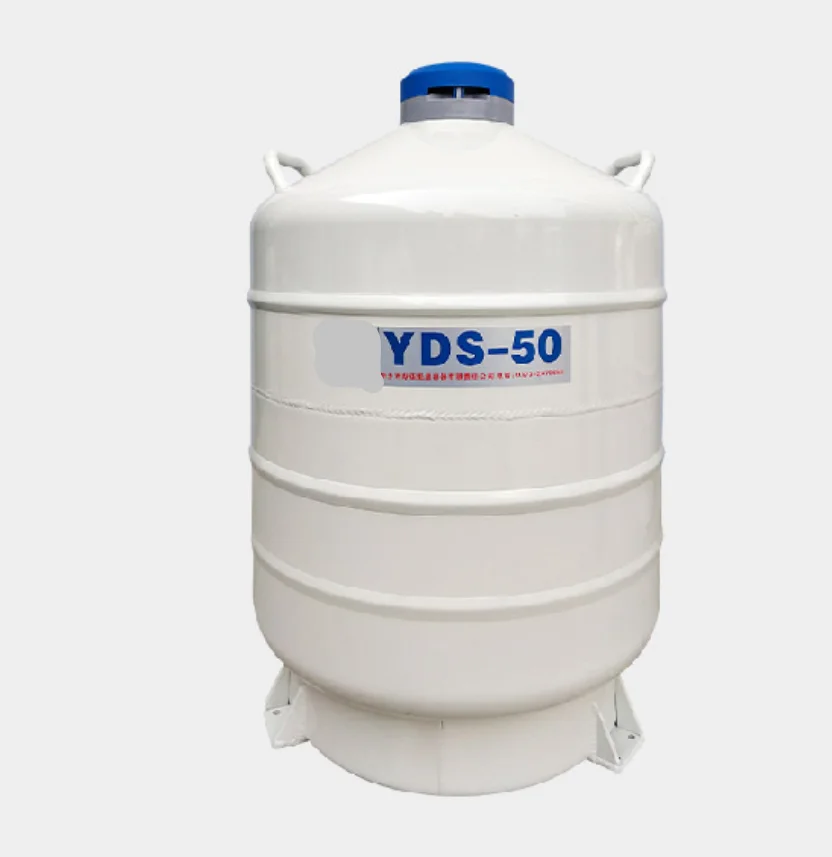 Liquid nitrogen tank 50L chinese supplier hot selling  liquid nitrogen dewar price with ISO certificate