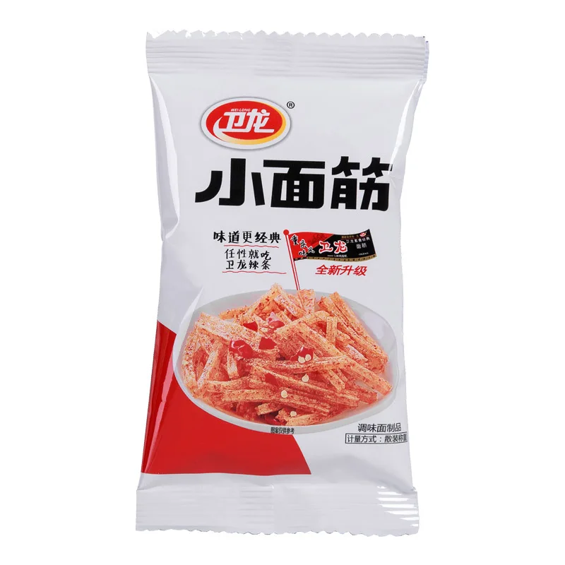 
Wholesale spicy snacks Chinese snacks Wei Long spicy dry tofu small gluten Health food  (1600251500837)