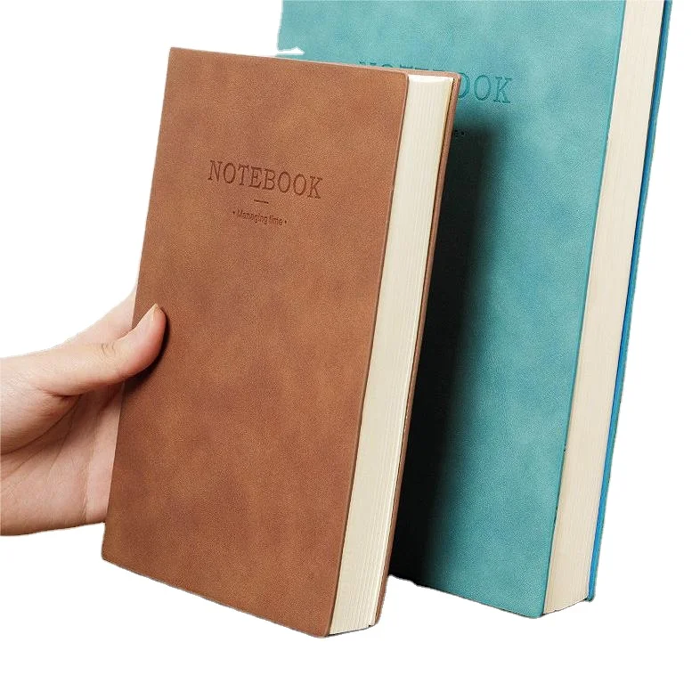 Chizikon Custom Hot Sale Pocket Leather Journal Soft Cover Notebook With Logo for Students
