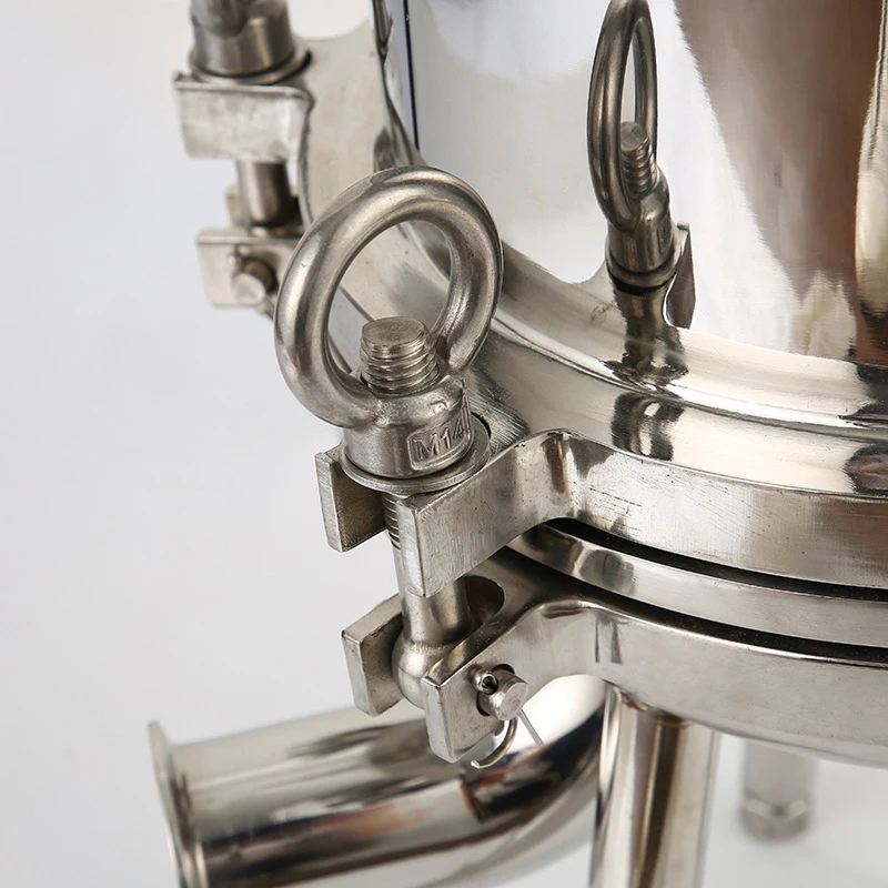 Liquid/wine/beer/honey/syrupfiltration machine Stainless Steel 304 multi Filter Housing