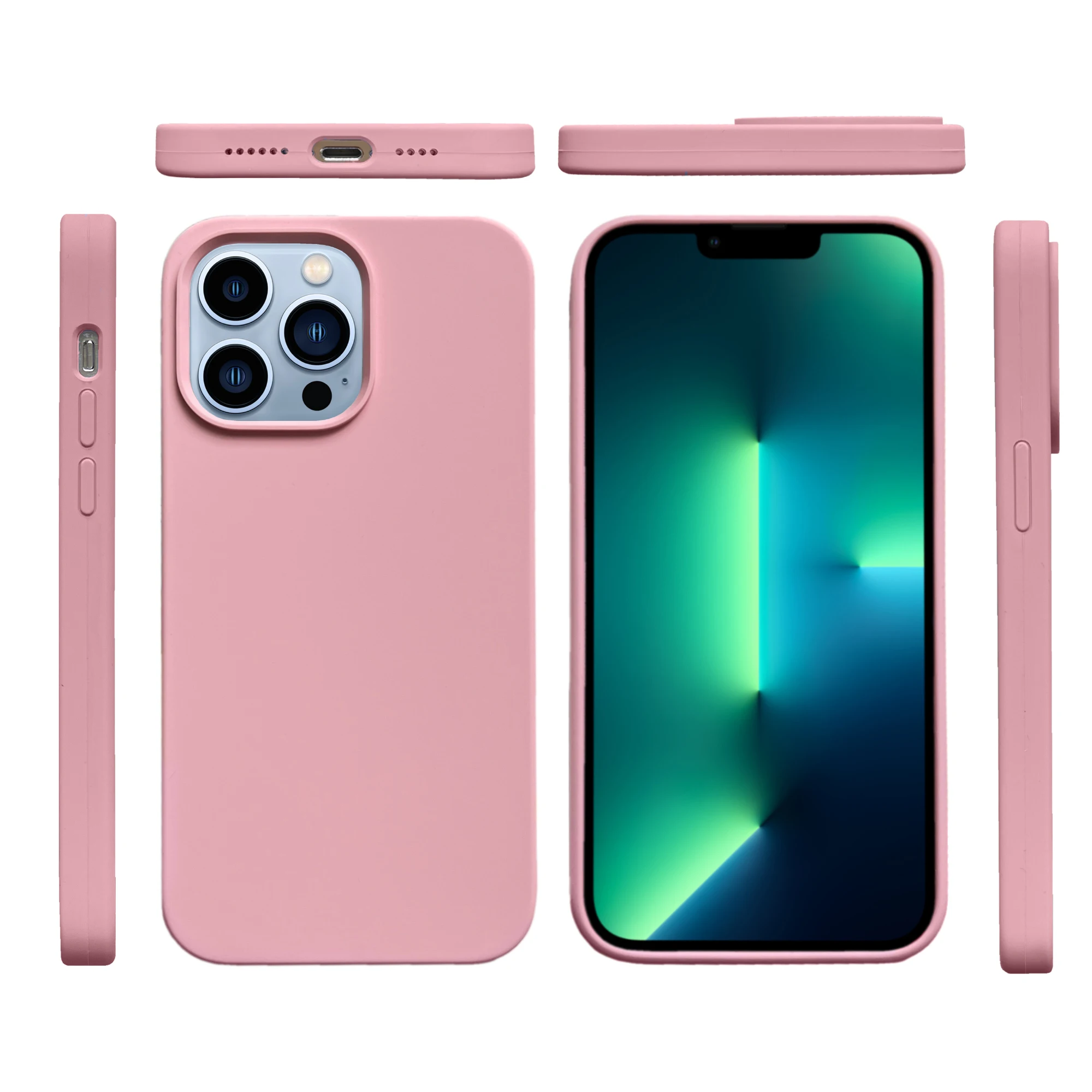Silicone Phone Case For iphone 14 13 pro max Shockproof Liquid phone Case Cover For iphone 12 11mini X/XS XR XS MAX SE3 8PIUS