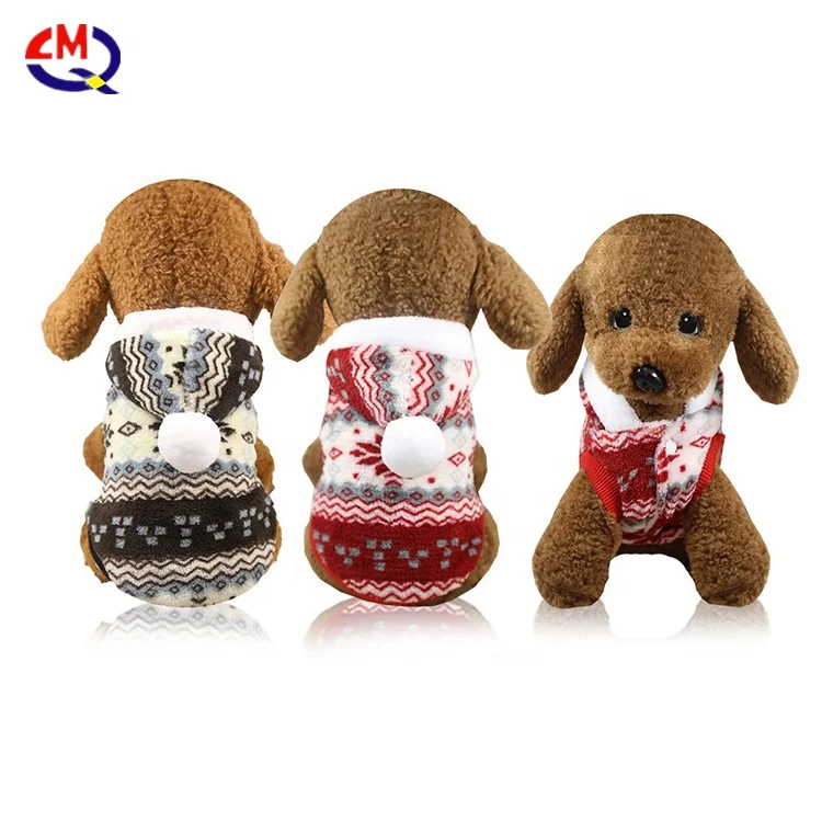 Comfortable cotton T-Shirt full print pet Christmas clothes wholesale dog clothes winter