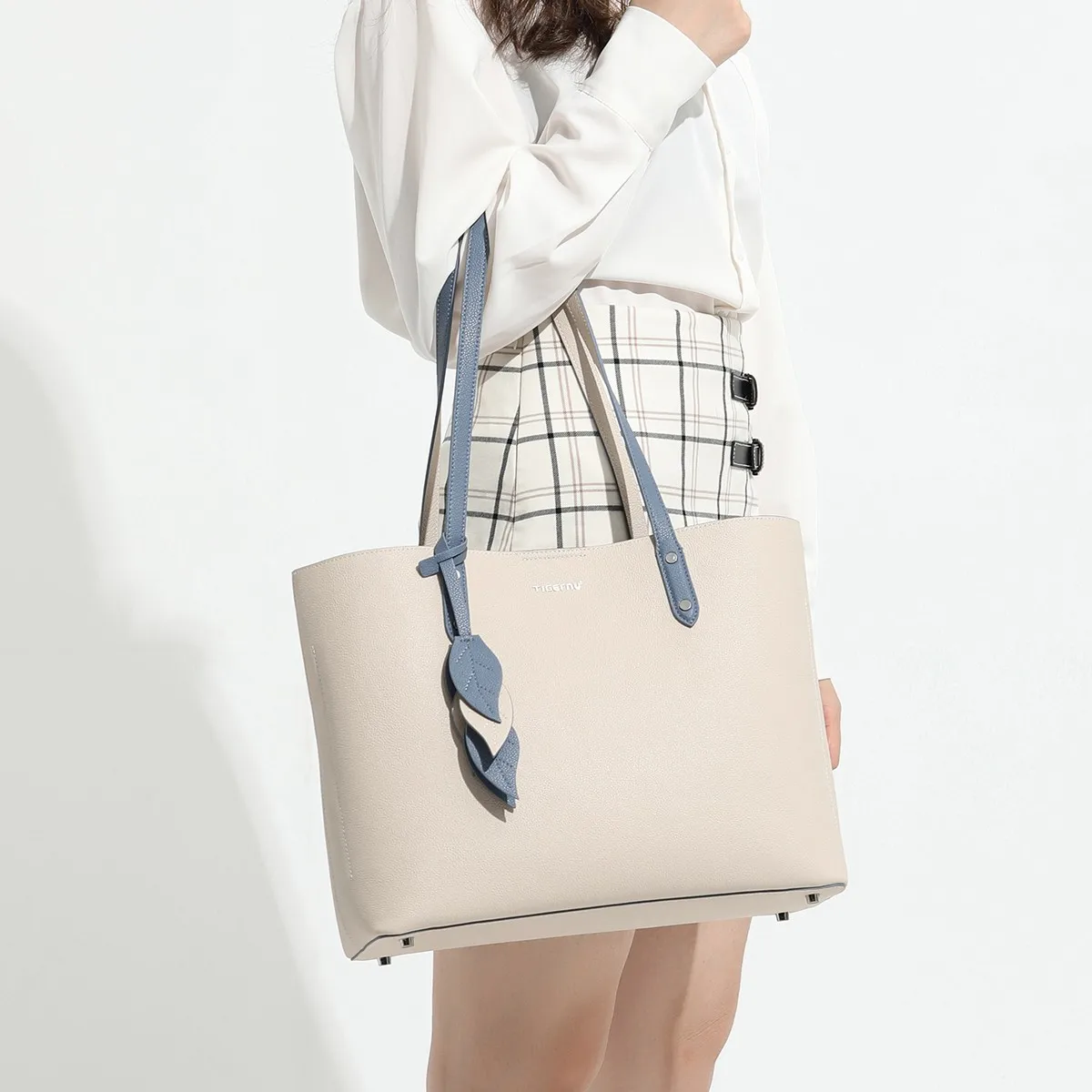 Tigernu TGN1006 2022 fashion designer tote handbags women high quantity genuine leather shoulder bag for lady