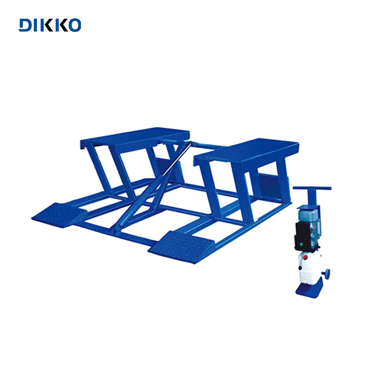 2.8T Low Rise Scissor Lift Automotive Car Lift 3500Kg Hydraulic Scissor Car Lift for Sale