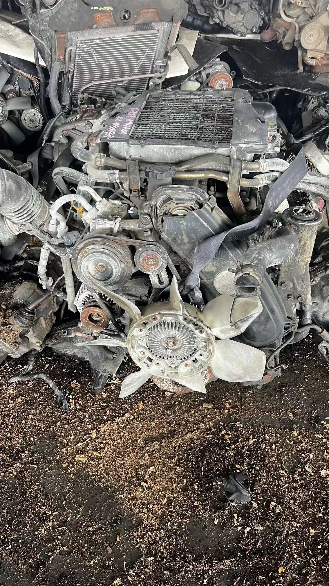 1KZ engine assembly 1KZ 1KZ-T 1KZ-TE Engine long block For T-oyota Used Automotive Parts