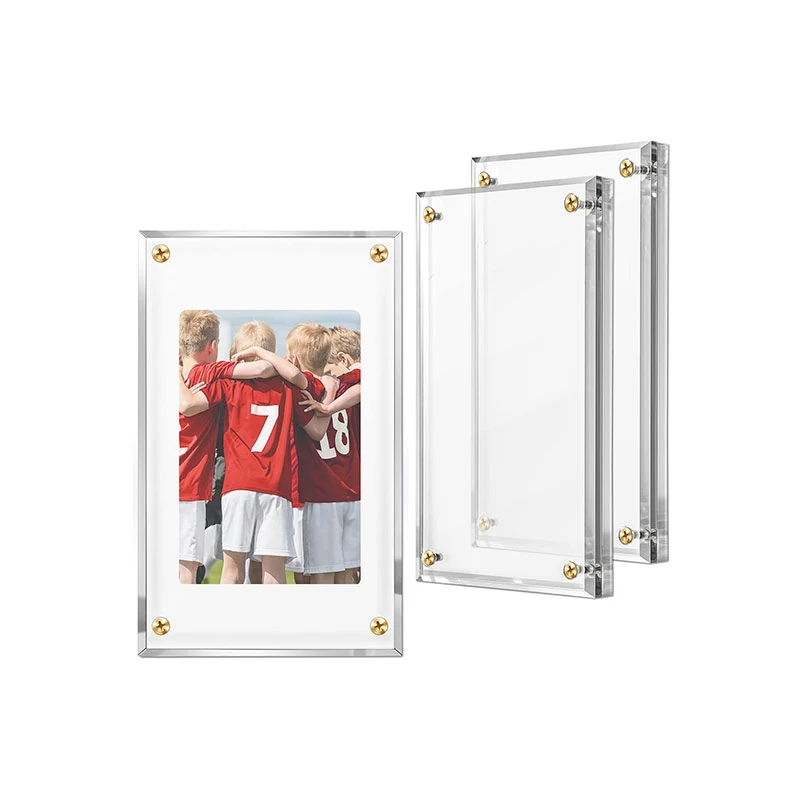 Wholesale Collectible Albums Cases Acrylic Thick Premium Card Holder Screwdown Recessed Trading Card Holder