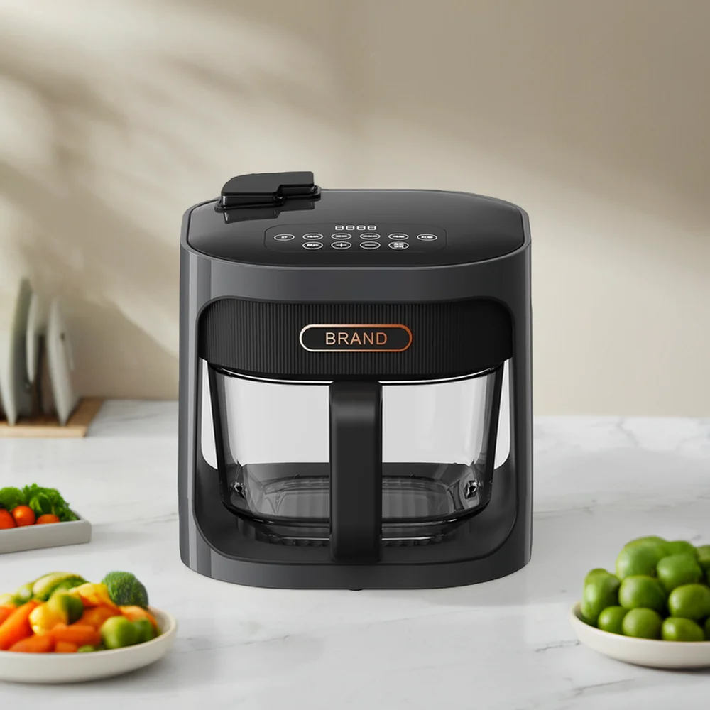 Geming 4.5L Steam Cooker Air Fryer Oven Mini Pizza Oven for Home Use Temperature Control 220V US Plug 1-Year Warranty