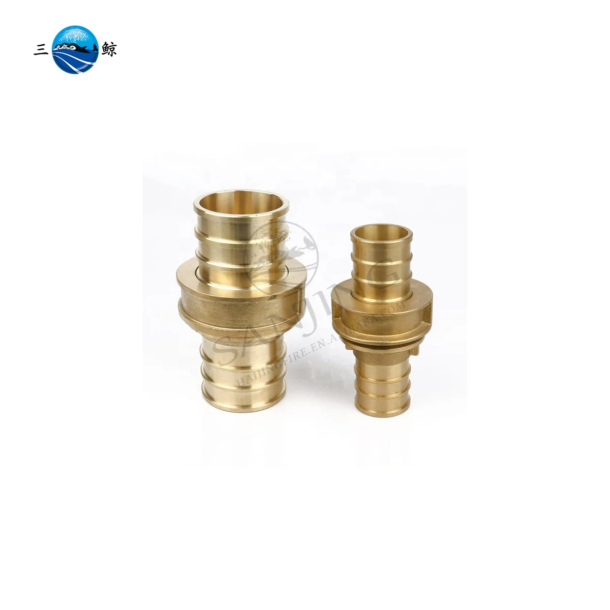 Forged Copper UNI70 UNI45 Italy Type Fire Fighting Equipment Hose Coupling Adapter