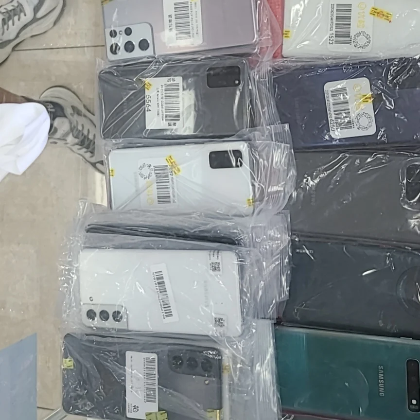 Cheapest Face recognition mobile phone unlocked 5g smartphone   S10 S10+ S20 + S20ultra used original phones for  5amsung