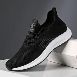 2021 new design shoes men sneakers durable Lace-up Non-slip Mens Sports Running Casual Shoes