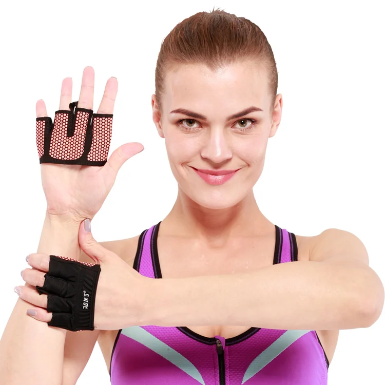 
Aolikes Anti-slip Pull Up Bar Dumbbell Workout Half Finger Thin Gym Sport Gloves 