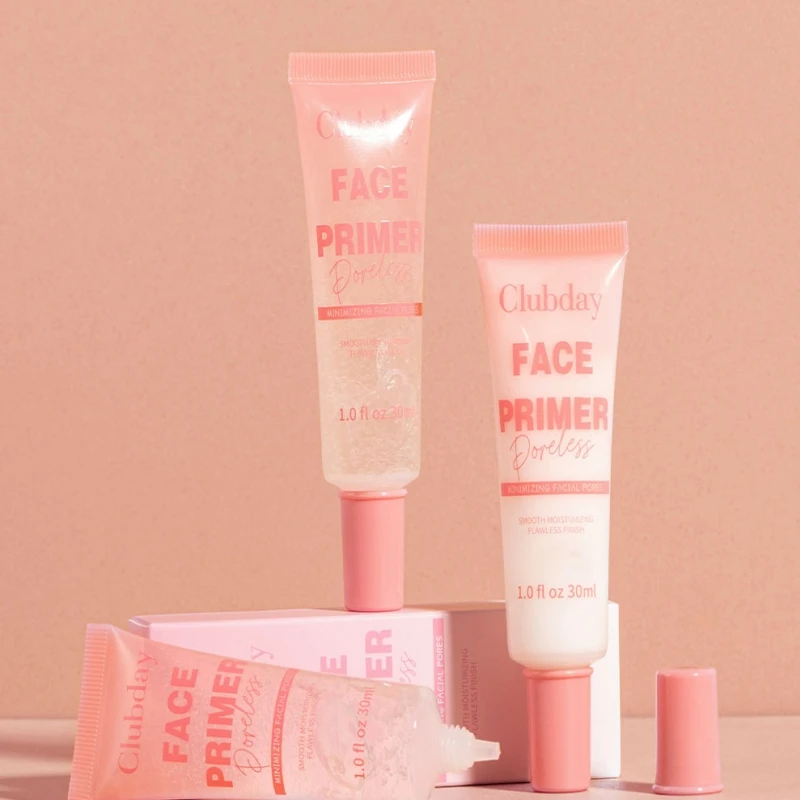 2-Color Natural Moisturizing Primer for Face Makeup Primer Gel for Eye Primer