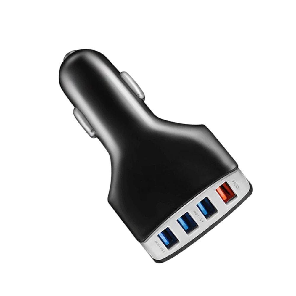 USB Car Charger Socket LED Voltmeter Power Socket Rocker Switch Panel