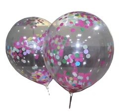 Factory direct sales12 inch party decoration Iridescent Confetti Balloons