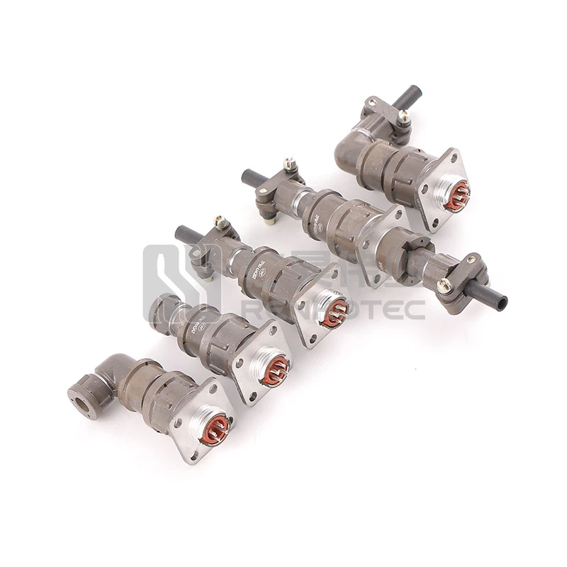 2PM14 Russian Standard Series Connector 4 Pin Thread Metal Plug Socket for Aviation Railway