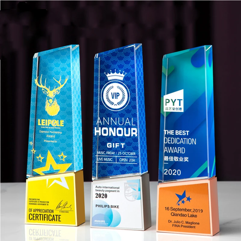 Custom High quality stunning stainless steel metal cup graduation winner trophy blank crystal awards trophy for trophy suppliers