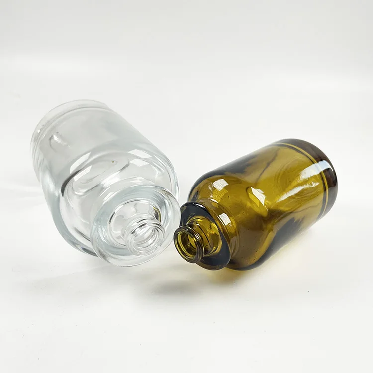 custom clear spray perfume bottle round glass perfume bottle luxury 30ml  50ml 100ml perfume bottle  with box