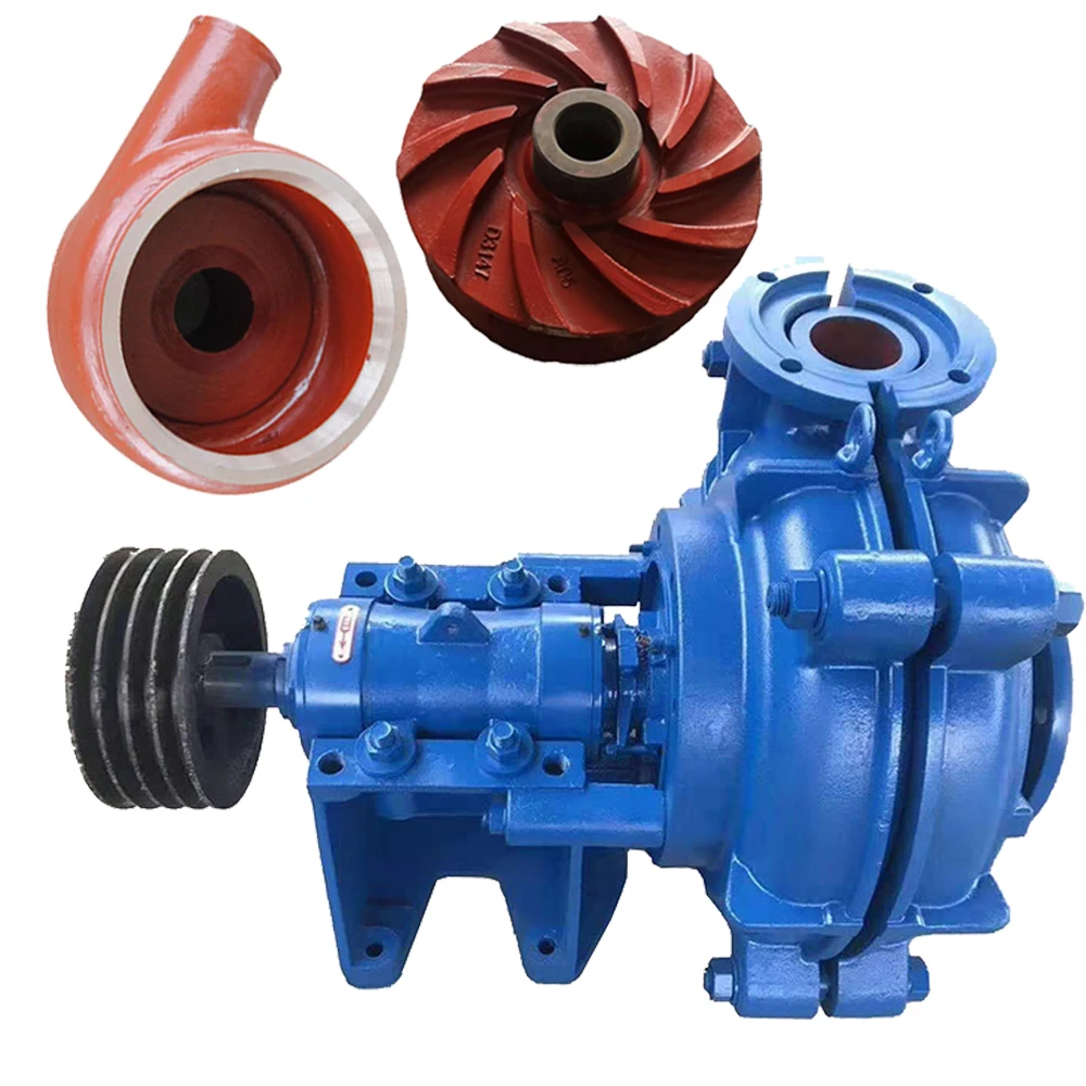 wholesale 8 / 6  E  3 / 2 C D F 4 Inch Heavy Duty sludge suction centrifugal pump Smart sand slurry dredge pump