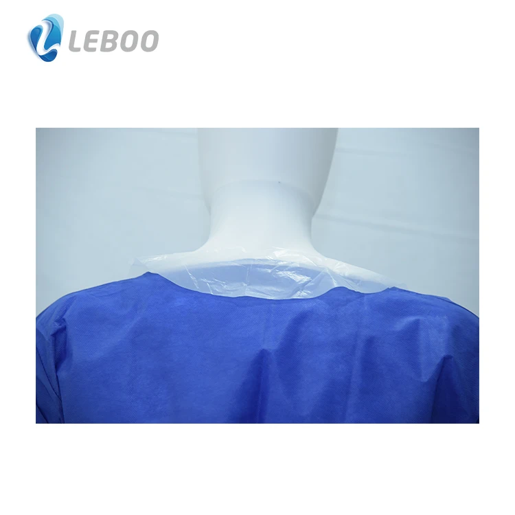 CE ISO 6.5g Disposable food contact waterproof protective flat packed HDPE apron white