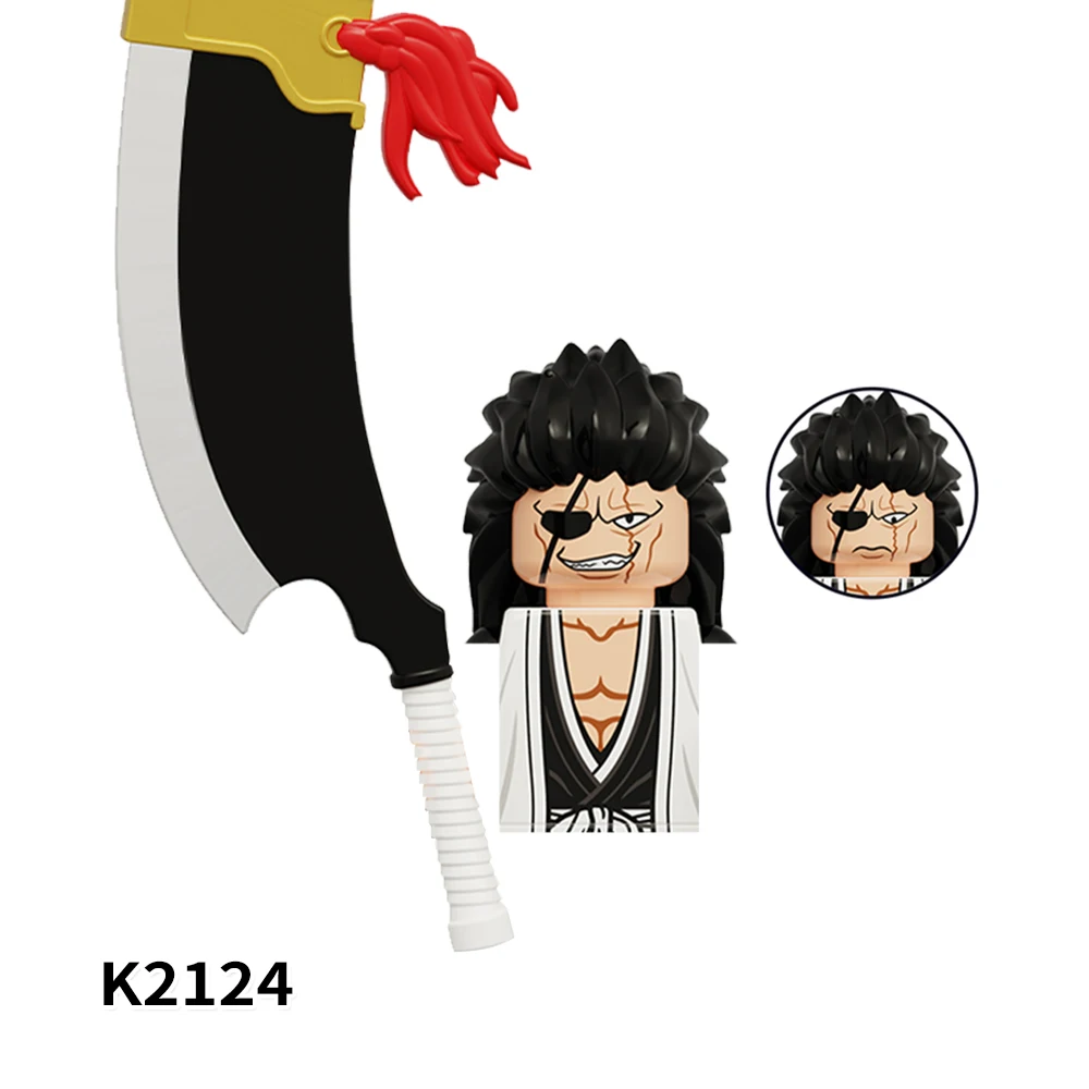 KDL816 Uzumaki аниме Unohana Retau Yamamoto Hitsugaya Toushirou Zaraki Kenpachi Ichigo мини-конструктор детские игрушки