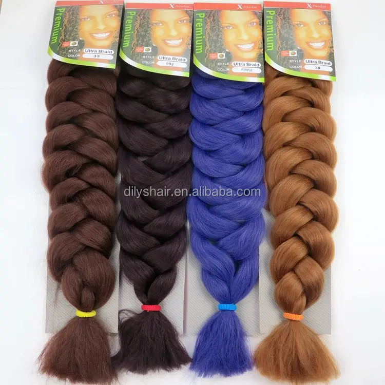 Xpression High Quality 41 Inch 165 G Braiding Synthetic Braids Hair Extensions Hair For Braid