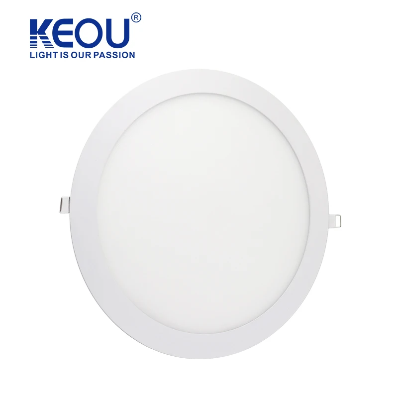 KEOU Round Square 3W 6W 9W 12W 15W 18W 24W Flat Led Panel Lights For Office Lighting
