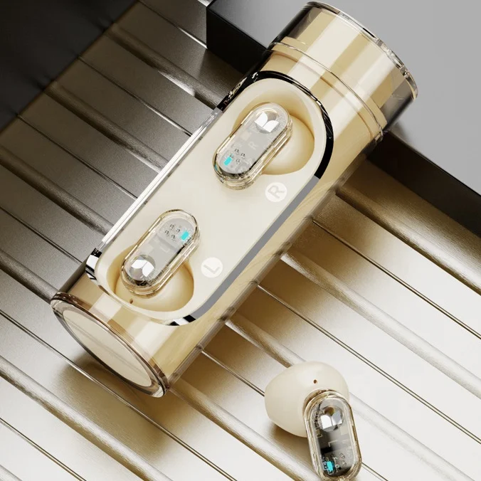 Monster Airmars XKT13 transparent rotating earbuds design with Low Latency dual ENC Earbuds