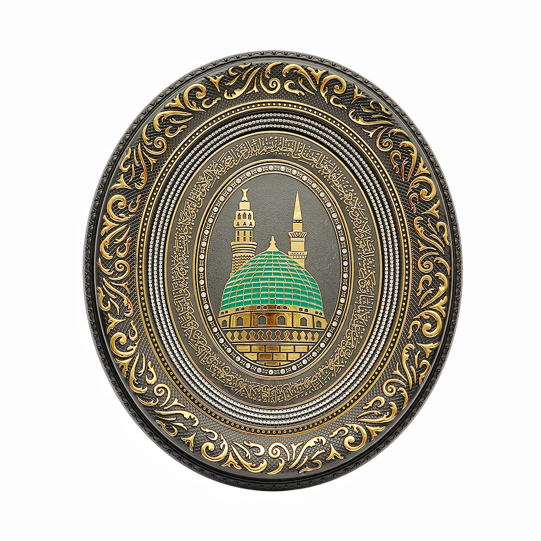 Luxury Custom Design Muslim Super Top Wall Art Handmade with Diamond Shiny Islamic Calligraphy Arabic Plastic Wall Art Multi Col