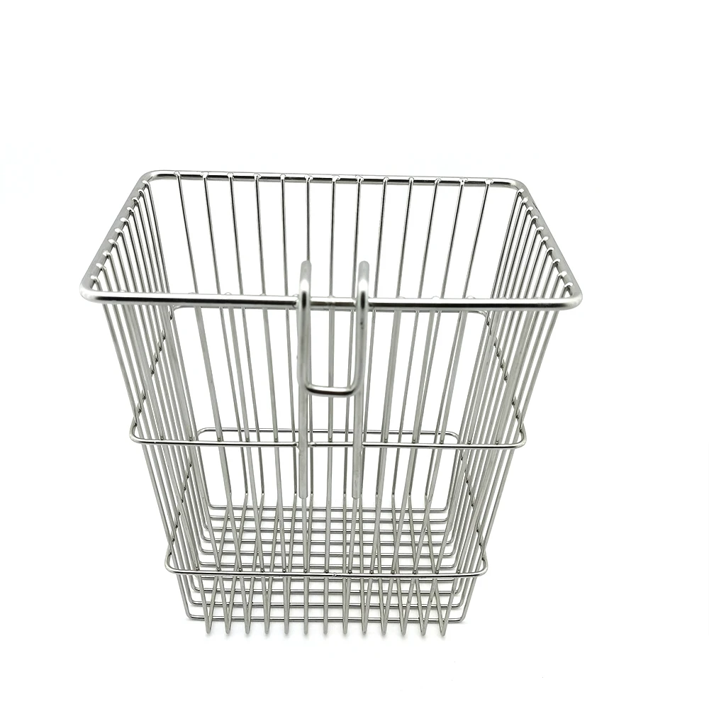 Well Designed No Rust Large Metal Material Wire Mesh Storage Basket For Kitchen Bathroom Hospital Supermarket