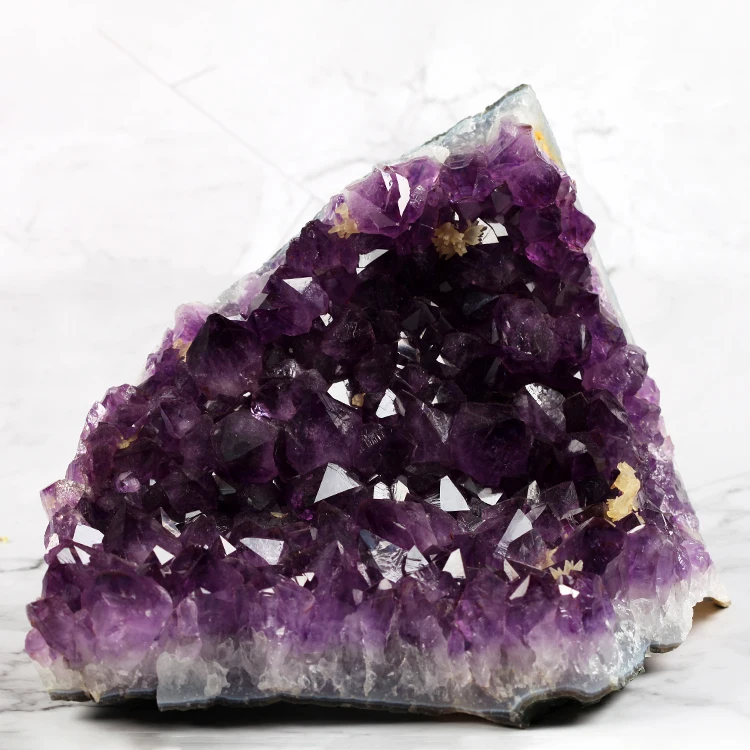Wholesale High Quality Crystal Quartz Block Brazil Amethyst Rough Stone Geode Natural Uruguay Amethyst Cluster
