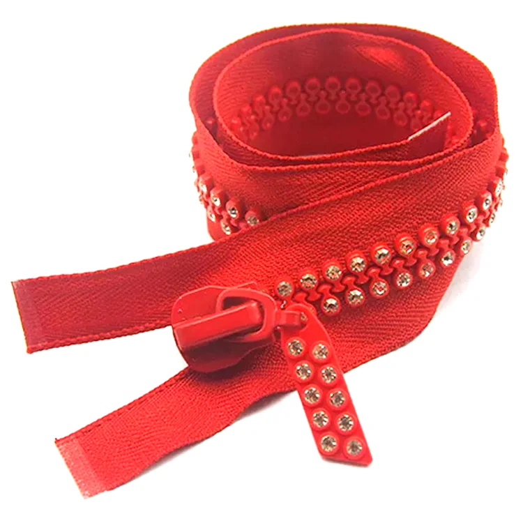 YYX 23 дюйма или по индивидуальному размеру качественная ткань на молнии с зубцами из камня модная декоративная молния со стразами