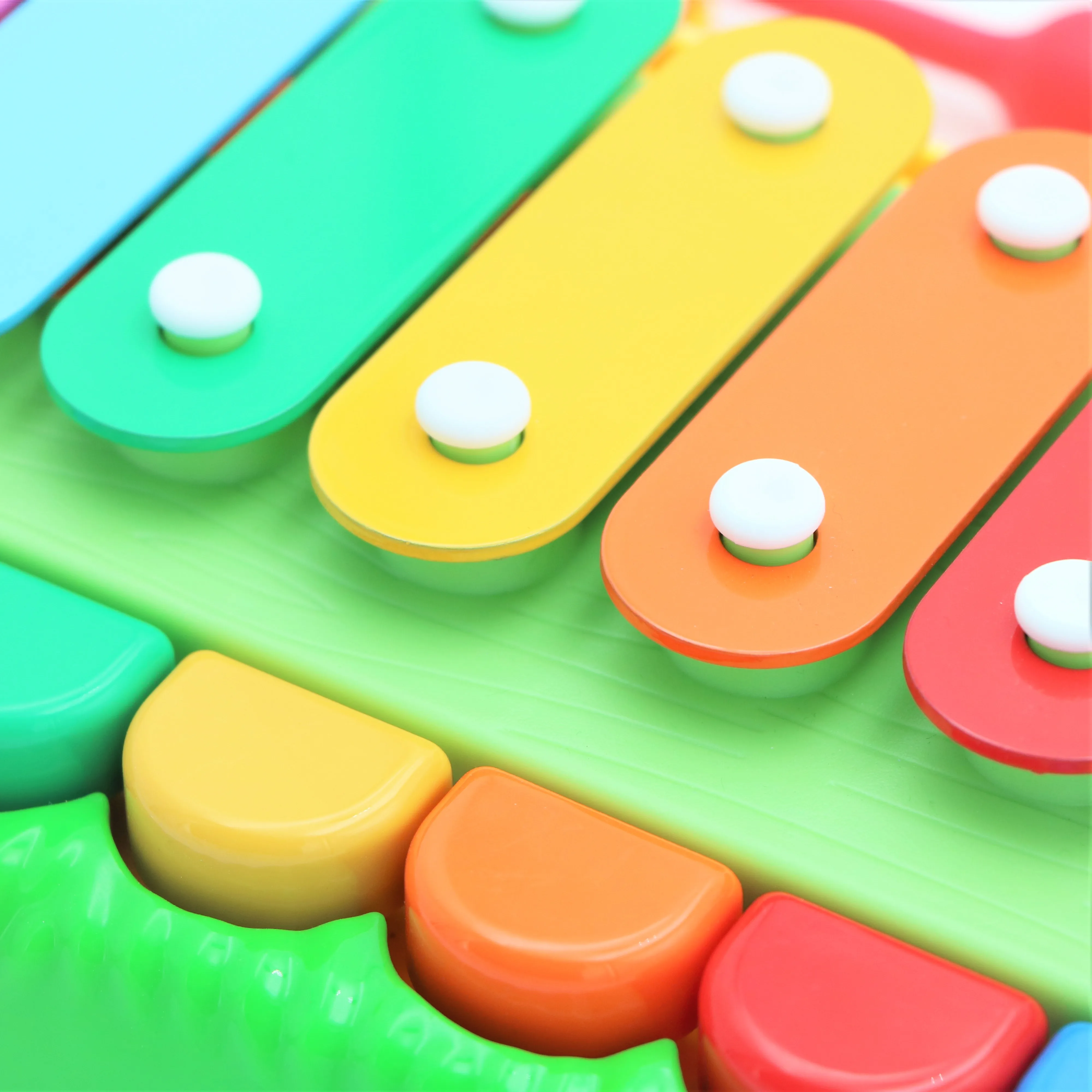 Cartoon Design Kids Play Jazz Music Animal Electric Guitar Toys