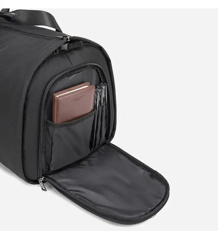 Men Garment Bags Convertible Garment Bag with Shoulder Strap Shoes Compartment Carry on Travel Suit Bags