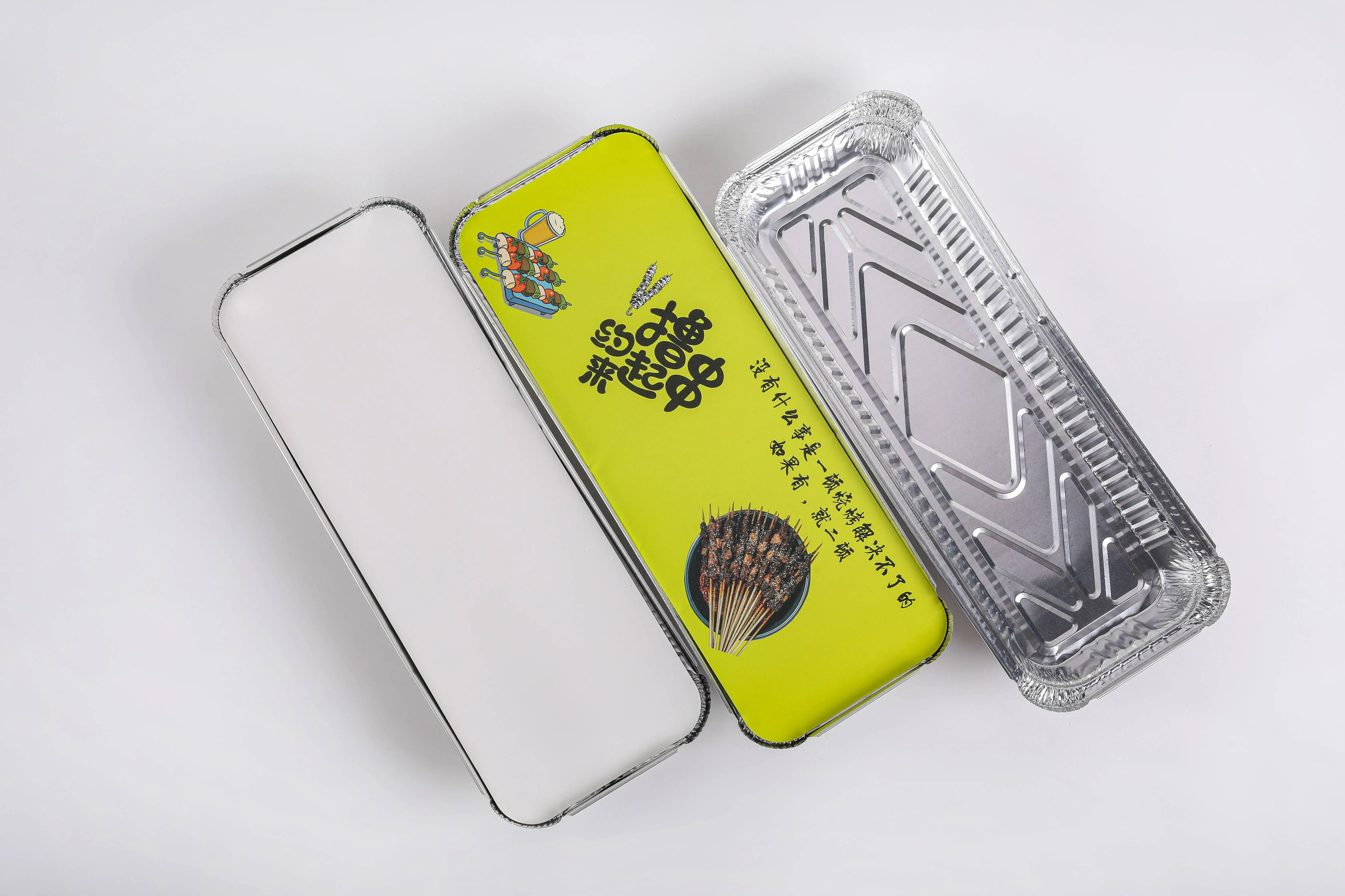 2021 Popular Foil Aluminum large tray factory wholesale price Household Kitchen Chicken Disposable Aluminum Foil Loaf Pan