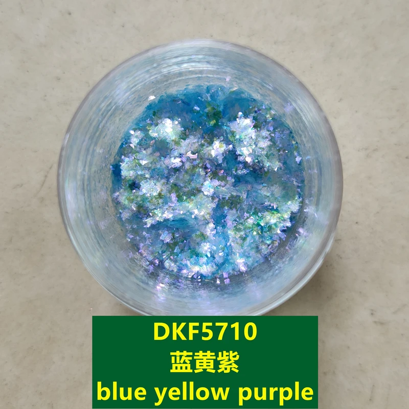 Cosmetic Grade Transparent Chameleon Flake For Nail Art Highlighter Multicolor Pigment Eyeshadow Color Shift Chrome Pigment