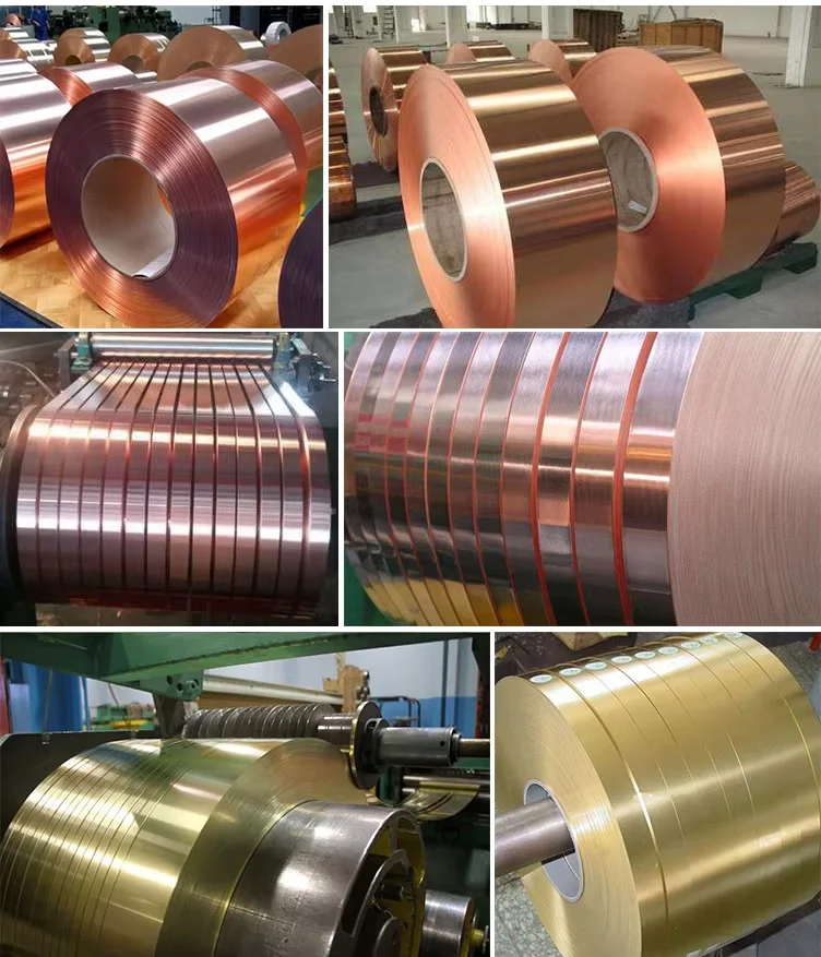 Copper Strip ASTM AISI Standard 0.7mm 0.8mm 0.9mm H68 H62 H80 H85 H90 Copper Alloy Coil Strip