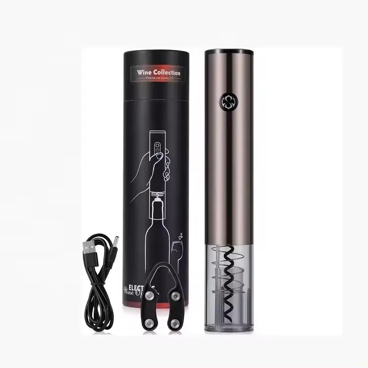 innovative products 2024 best wine opener electric corkscrew with wine foil cutter