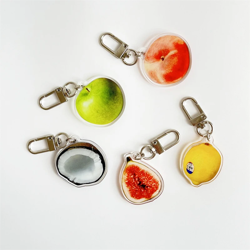 Factory Custom Printed Acrylic Charms Genshin Impact Acrylic Charm Hologram Keychain High Quality Epoxy Key Chain