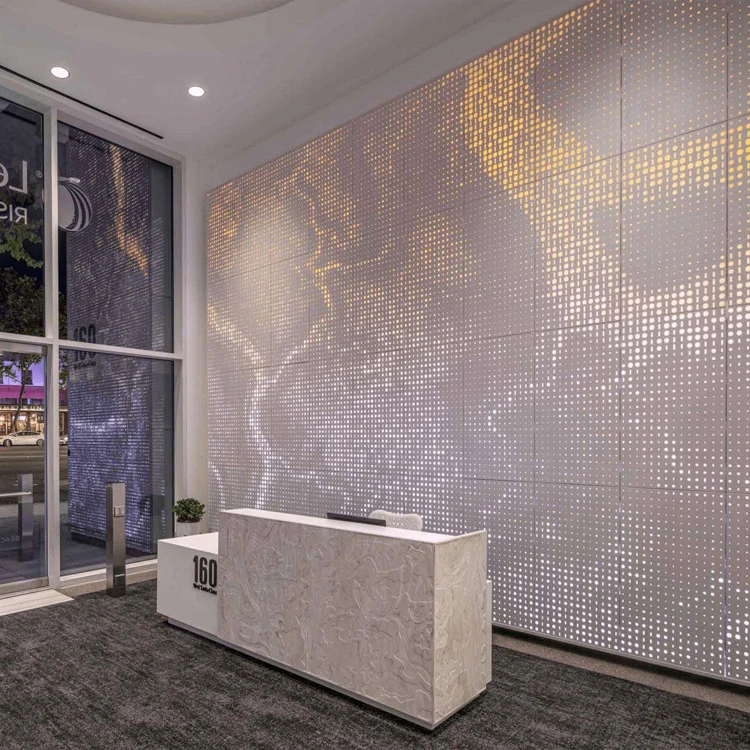 Perforated Aluminum Metal Wall Facade Panel
